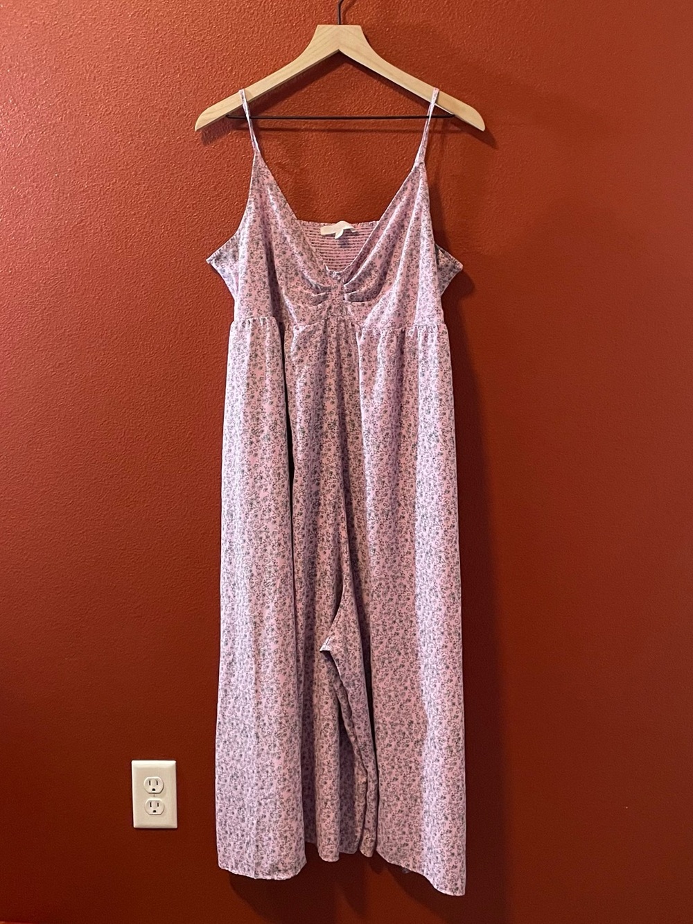Adyson Parker Women’s Pink Floral Breathable Wide Baggy Leg Romper